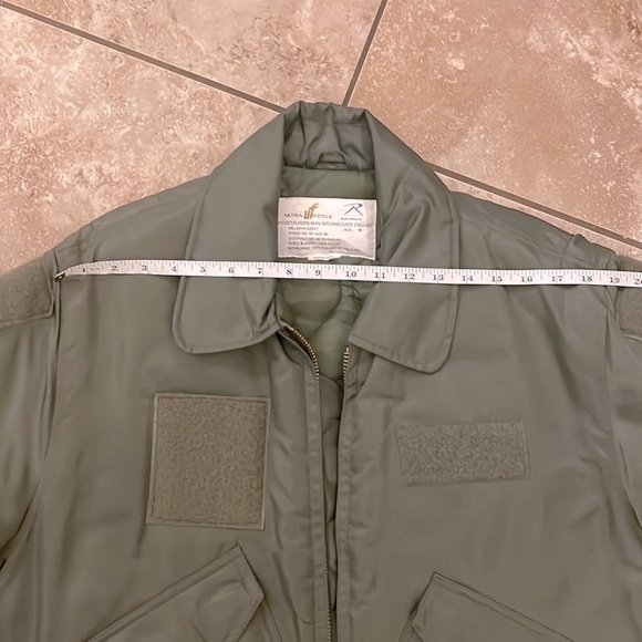 NWOT ultra force puffer bomber jacket military green - Picture 14 of 15